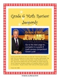 Grade 6 Common Core Math Review JEOPARDY - Smart Board Game