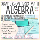 Grade 6 Algebra NEW Ontario Math | Patterning Equations an