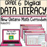 Grade 6 Data Literacy 2020 Ontario Math Digital Google Sli