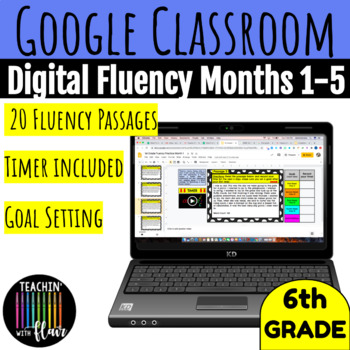 Preview of Grade 6 Digital Fluency Bundle Months 1-5