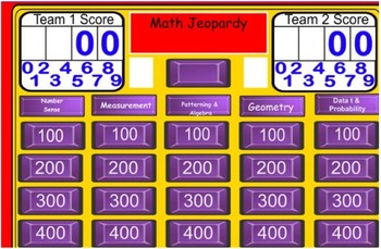 grade 6 eqao math trivia game by coachs corner tpt