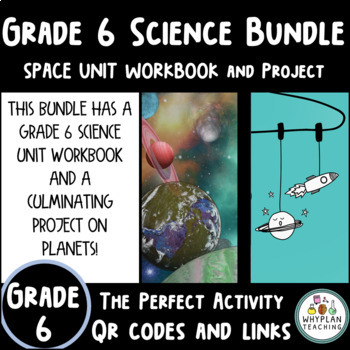 Preview of Grade 6 Ontario Science | Earth And Space Unit Workbook | Activity Bundle