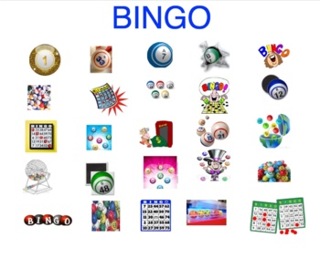 Preview of Grade 6 Expressions and Equations Bingo Smartboard Test Prep Review