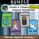 Grade 6 FRENCH Science Workbooks (NEW 2022 Ontario Curriculum)
