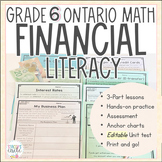 Grade 6 Financial Literacy NEW Ontario Math : F. Financial
