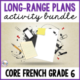 Grade 6 French Activity Bundle