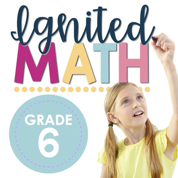 Preview of Grade 6 Ignited Math - FULL YEAR Spiral Math Bundle - Ontario Math Curriculum