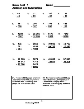 Grade 6 Math Assessment by BestTeaching | TPT