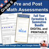Grade 6 Math Assessments | New Ontario Math Curriculum | P