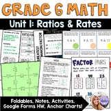 Grade 6 Math Bundle: Unit 1 - Ratios and Rates