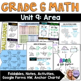Grade 6 Math Bundle: Unit 9 - Area