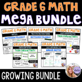 Grade 6 Math - Notes, Foldables, Activities, Puzzles - GRO