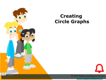 Preview of Grade 6:Math:Ratio & Percents: Create Circle Graphs Concept Instructional Video