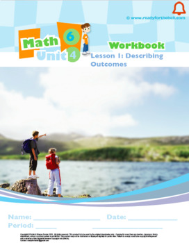 Preview of Grade 6: Math: Statistics: L1: Describing Outcomes Worksheet 6.SP.A.1,2&3