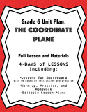 The Coordinate Plane: Grade 6 Unit Plan