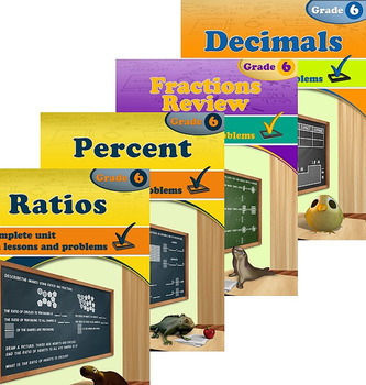 Preview of Grade 6 Math Units Bundle (Distance Learning)