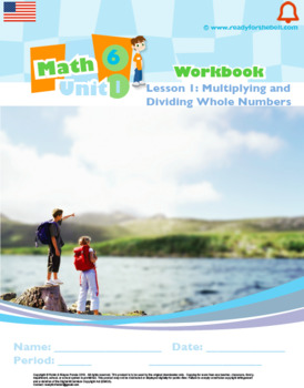 Preview of Grade 6: Math: Whole Year Workbook Bundle