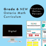Grade 6 Ontario Math -Fractions, Ratios, Percents Curricul