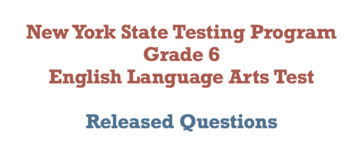Preview of Grade 6 NYS ELA State Exam Questions By Standard