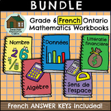 Grade 6 Ontario FRENCH Math Workbooks (Full Year Bundle)