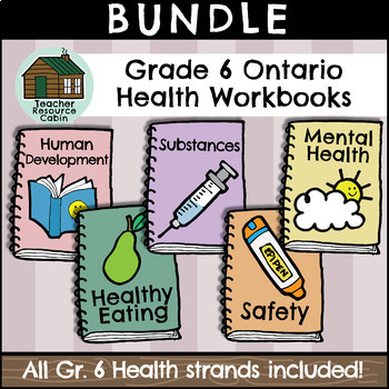 Preview of Grade 6 Ontario Health Workbooks