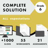 Grade 6 Ontario Math COMPLETE SOLUTION - All expectations
