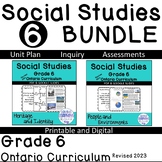 Grade 6 Ontario Social Studies BUNDLE 2023       PDF  &  G