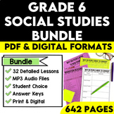 Grade 6 Ontario Social Studies Bundle Strand A and B