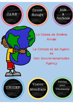 Preview of (En Francais) Grade 6 Ontario Social Studies - Canada and NGOs Unit 1