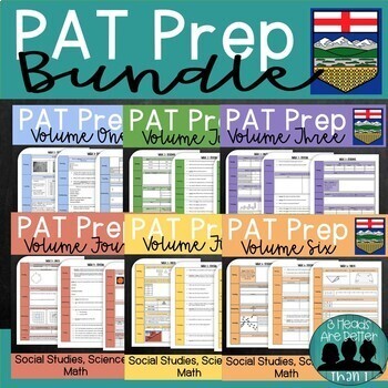 Preview of Grade 6 PAT Prep Bundle (Distance Learning)