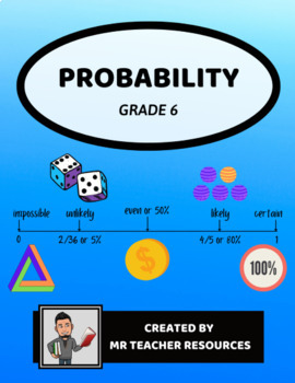 Preview of Grade 6 Probability - Digital Version (Lessons & Practice questions)