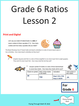 Preview of Grade 6 Ratios Lesson 2