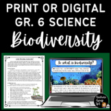 Grade 6 Science - Biodiversity Unit