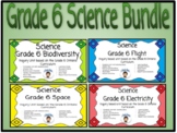 Grade 6 Science Bundle - Biodiversity, Electricity, Flight