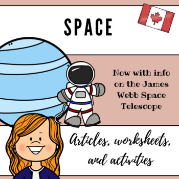 Preview of Grade 6 Science - Space Readings and Worksheets