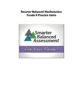 Preview of Grade 6 Smarter Balanced Release Practice Items