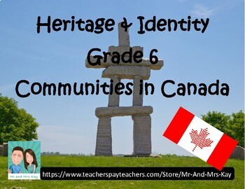 Preview of Grade 6 Social Studies - Communities in Canada (Ontario)
