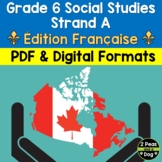 Grade 6 Social Studies Strand A Ontario Curriculum FRENCH