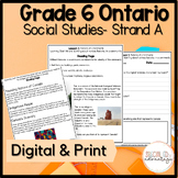 Grade 6 Social Studies Strand A for Special Ed and ESL (2023)