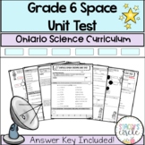 Grade 6 Space Unit Test