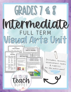 Preview of Grade 7 & 8 FULL YEAR Visual Art Units & Lessons (Ontario)