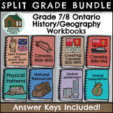 Grade 7/8 History & Geography Workbooks (Ontario Curriculum)