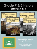 Grade 7 & 8 History Bundle (includes Strand A & B) Google 