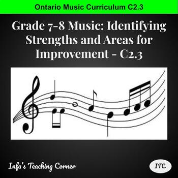 Preview of Grade 7-8 Music: Identifying Strengths and Areas for Improvement - C2.3