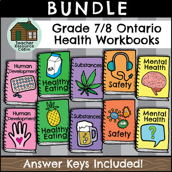 Preview of Grade 7/8 Ontario Health Workbooks