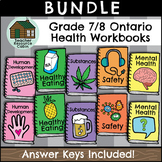 Grade 7/8 Ontario Health Workbooks