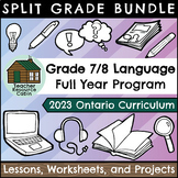 Grade 7/8 Ontario 2023 Language Bundle (FULL YEAR)