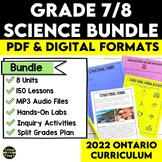 Grade 7/8 Science Unit Bundle Ontario Curriculum