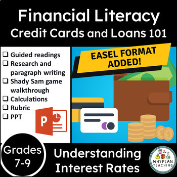 Preview of Ontario Math Curriculum │ Financial Literacy │ Credit Cards │ PPT │ Grades 7-9