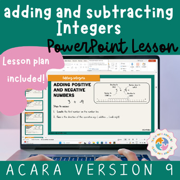 Preview of Grade 7 Adding and Subtracting Integers - PowerPoint Lesson
